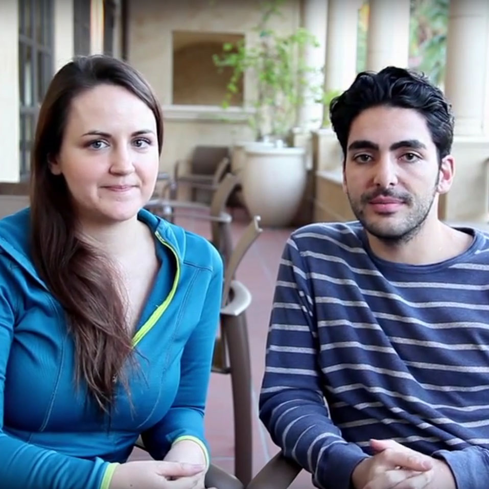 Heidi Hathaway and Faisal Attrache